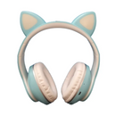 Fone Sem Fio Bluetooth Orelhas Gato Gatinho Led A-087