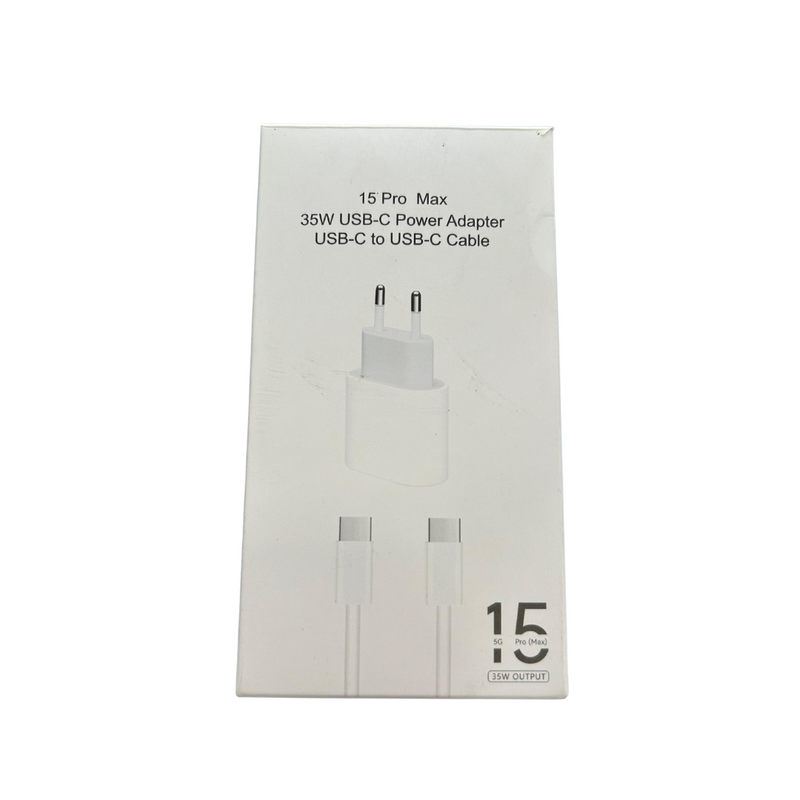 Carregador Turbo USB-C 35W + Cabo USB-C para USB-C