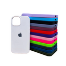 Capa de Silicone Premium iPhone 15 – Interior Aveludado, Multicor