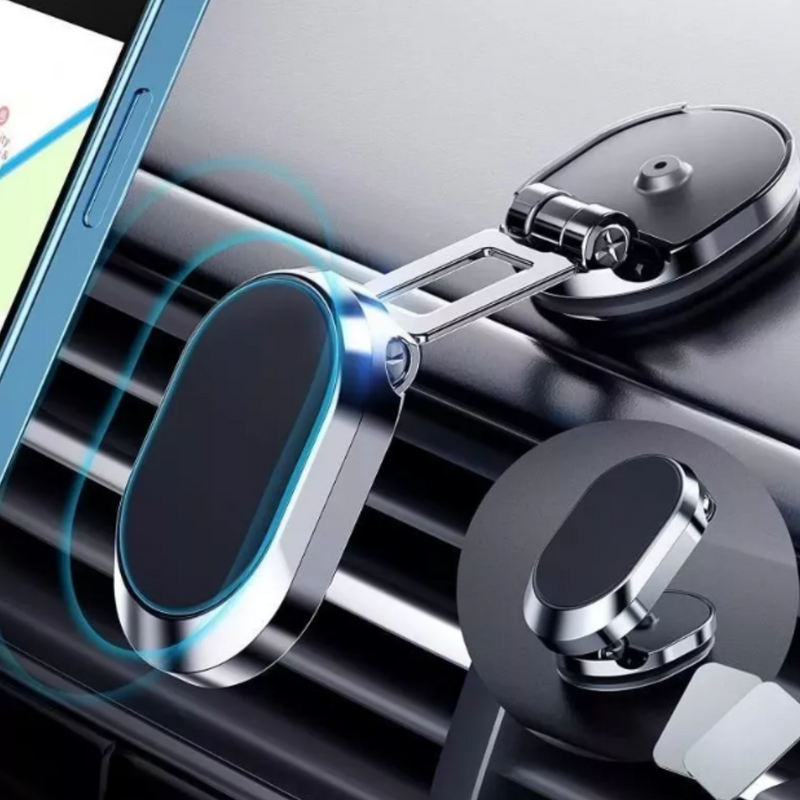 Suporte Magnético De Telefone Celular Para Carro Rotação 360