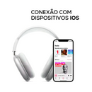 Fone de Ouvido P9 Headset Bluetooth Esportivo Regulável com Entrada P2 e MP3